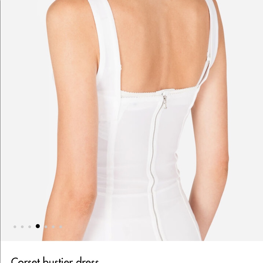 Dolce & Gabbana Corset Bustier Dress White 42IT - Picture 3 of 16